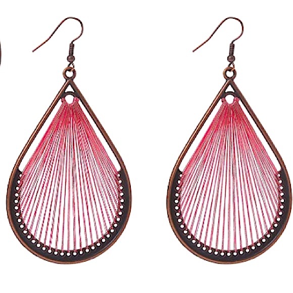 ✨3 for$30✨ NWT Bohemian Woven Earrings ✨Hand Crafted ✨Artisan✨ - Picture 2 of 6